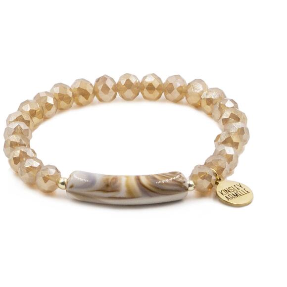 Kinsley Armelle Jewelry - RETAIL $30 Kinsley Armelle Caspien Collection Sienna Bracelet*Velvet bag